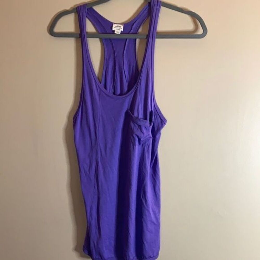Wilfred Purple Racerback Tank Top - Picture 2 of 6